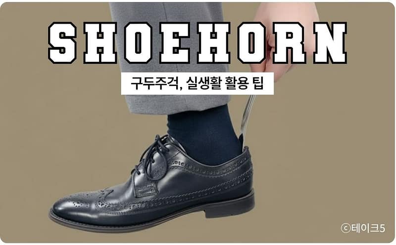 구두주걱 실생활 팁